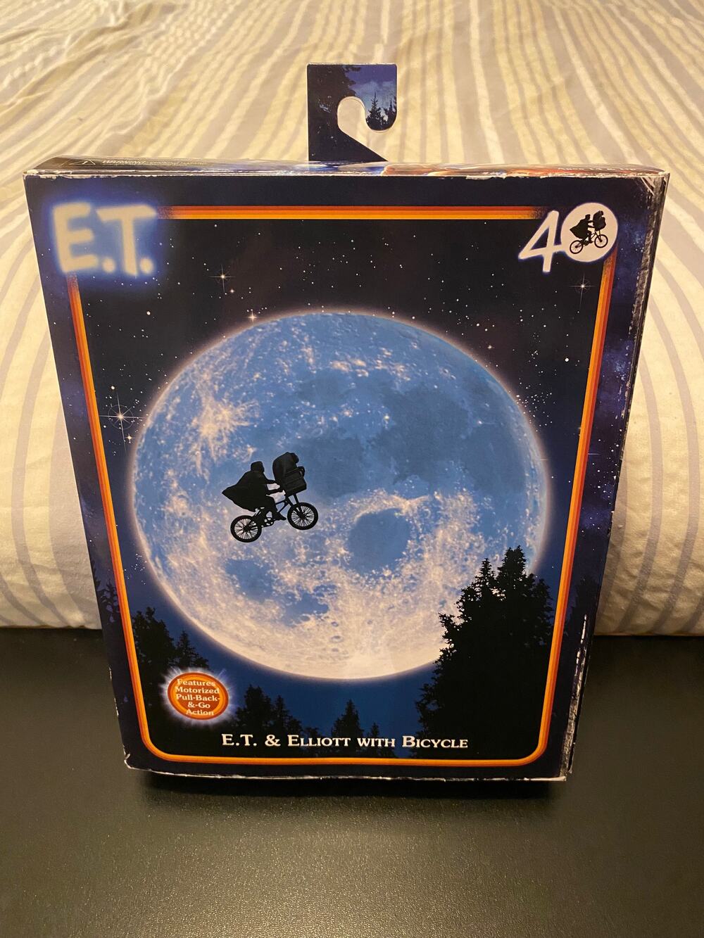 NECA:  E.T. & Elliott On Bicycle (40th Anniversary)